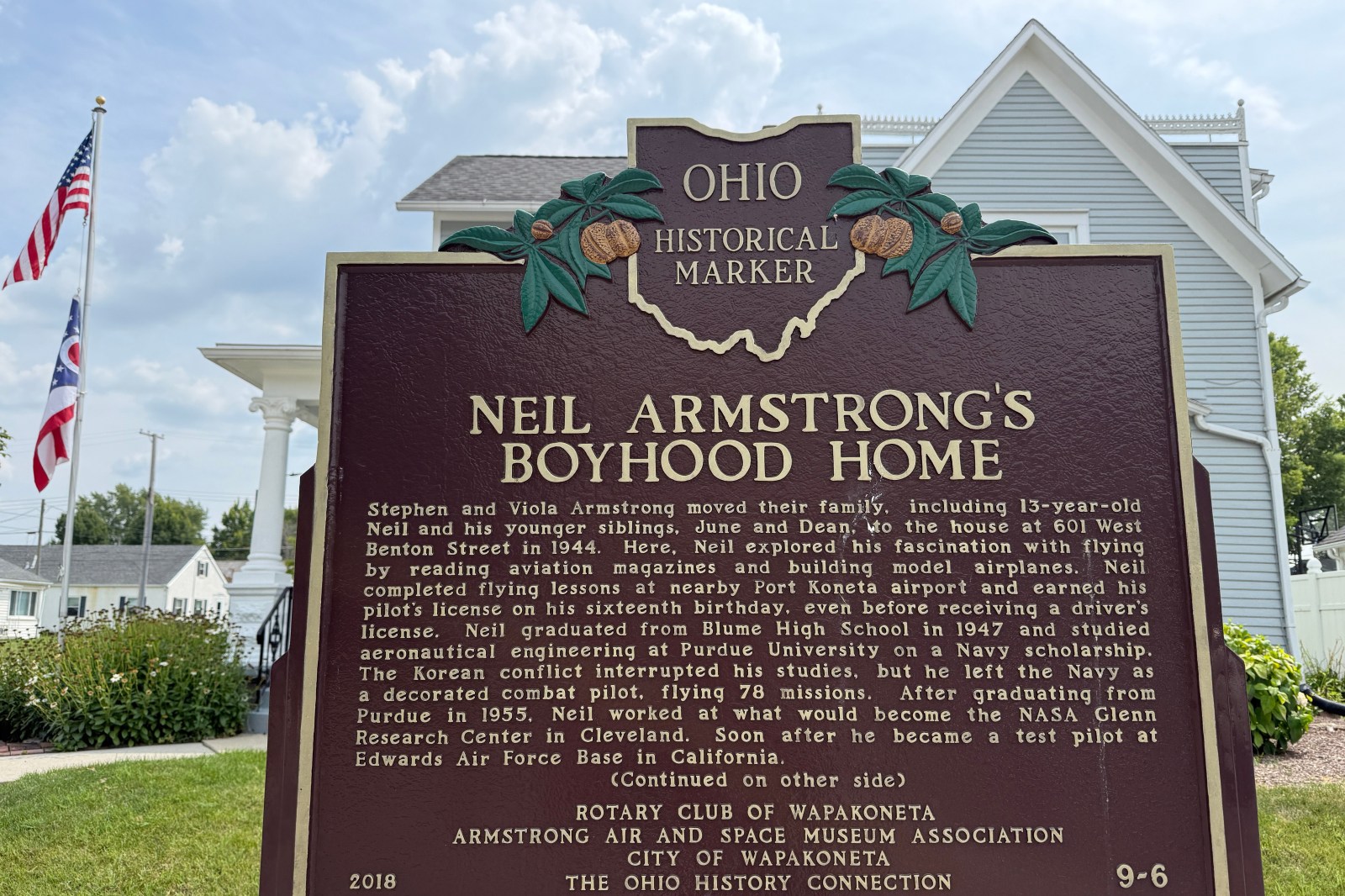 Retired pilot helps historical society buy Neil Armstrong's boyhood home for tours