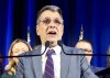 Quebec Conservative Party Leader Eric Duhaime speaks to his supporters on election night in Levis, Que., Monday, Oct. 5, 2026. THE CANADIAN PRESS/Karoline Boucher