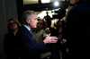 Prime Minister Mark Carney responds to questions from journalists as he arrives for a meeting of the federal cabinet on Parliament Hill in Ottawa, on Tuesday, Oct. 20, 2026. THE CANADIAN PRESS/Justin Tang