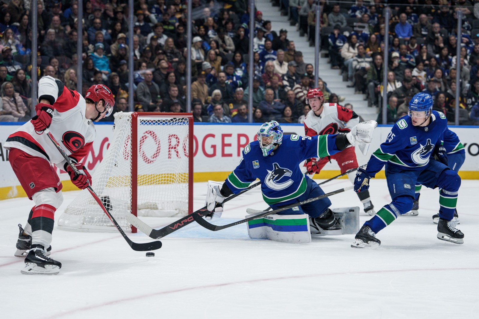 Canucks endure eighth straight loss after 6-3 defeat to Hurricanes
