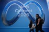Attendees walk past a Meta logo during the Meta Connect conference, Wednesday, Sept. 23, 2026, in Menlo Park, Calif. (AP Photo/Jeff Chiu)