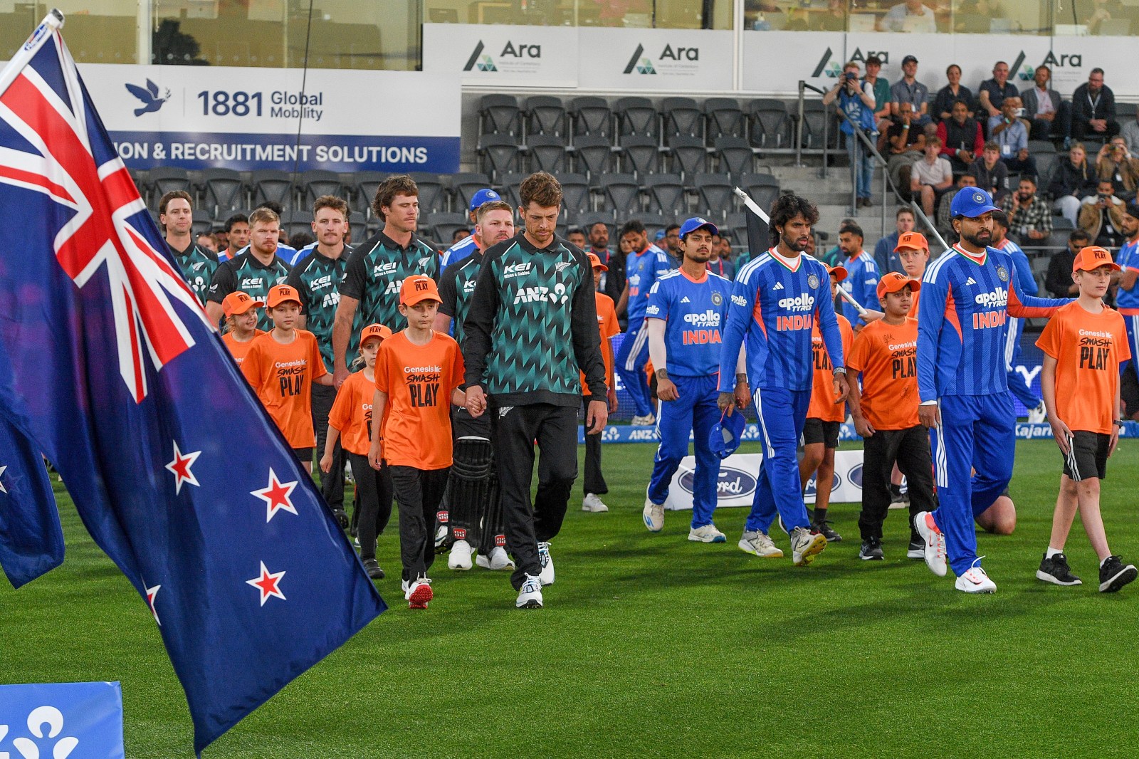 India elects to bowl after winning toss for first T20I in New Zealand