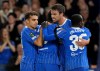 Brighton and Hove Albion's Matt O'Riley, second right, celebrates with teammates after scoring their side's fourth goal during the Conference League opening phase soccer match between Brighton and Kauno Zalgiris, in Brighton, England, Thursday Oct. 15, 2026. (Gareth Fuller/PA via AP)