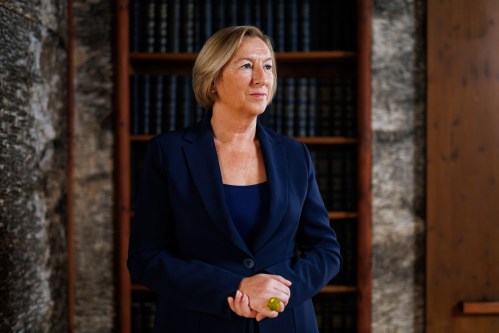 French Ambassador to Canada Hélène Farnaud-Defromont is photographed at the French Embassy in Ottawa, on Friday, Oct. 9, 2026. THE CANADIAN PRESS/Keito Newman