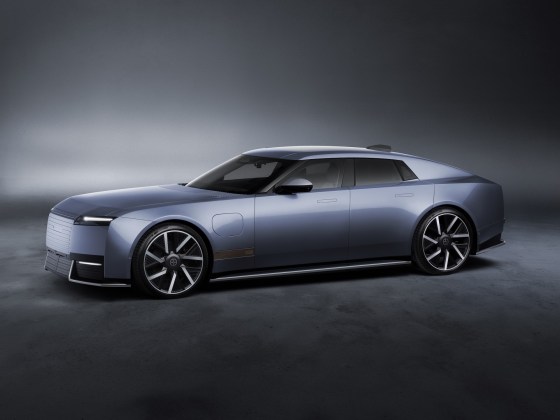 The all-electric Jaguar Type 01 is the first production model from the British brand since it ended production in 2024. (Supplied)