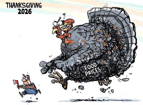 Editorial cartoon for Oct. 9, 2026
